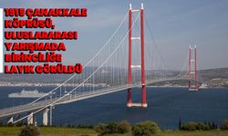 1915 Çanakkale Köprüsü, Uluslararası Yarışmada Birinciliğe Layık Görüldü