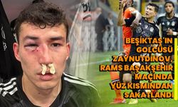 Beşiktaş'ın Golcüsü Zaynutdinov, RAMS Başakşehir Maçında Yüz Kısmından Sakatlandı