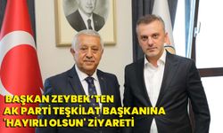  Başkan Zeybek’ten AK Parti Teşkilat Başkanına 'Hayırlı Olsun' ziyareti