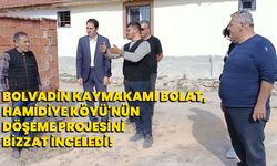 "Bolvadin Kaymakamı Bolat, Hamidiye köyünün Döşeme Projesini Bizzat İnceledi!"