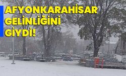 Afyonkarahisar gelinliğini giydi!