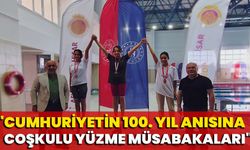 Cumhuriyetin 100. Yıl Anısına Coşkulu Yüzme Müsabakaları