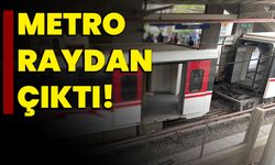 Metro raydan çıktı!