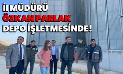 Müdür Özkan Parlak, depo işletmesinde!