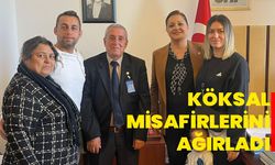 Köksal misafirlerini ağırladı