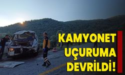 Kamyonet Uçuruma Devrildi!