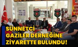 Sünnetci, Gaziler Derneğine Ziyarette Bulundu