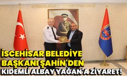 İscehisar Belediye Başkanı Şahin'den, Kıdemli Albay Yağan'a ziyaret!