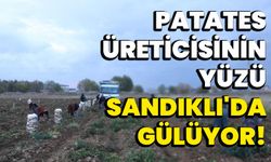 Patates Üreticisinin Yüzü Sandıklı'da Gülüyor!