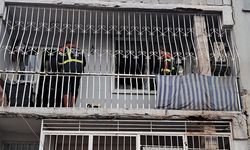 Yangın sonucu çocuklar hastaneye kaldırıldı