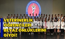 Veterinerlik öğrencileri beyaz önlüklerini giydi!