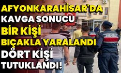  Afyonkarahisar'da Kavga Sonucu Bir Kişi Bıçakla Yaralandı, Dört Kişi Tutuklandı