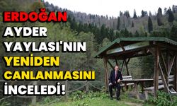 "Erdoğan, Ayder Yaylası'nın Yeniden Canlanmasını İnceledi!"