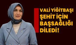 Vali Yiğitbaşı, şehit için başsağlığı diledi!