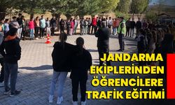 Jandarma Ekiplerinden Öğrencilere Trafik Eğitimi