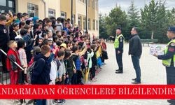 Jandarmadan öğrencilere bilgilendirme