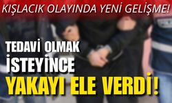 Tedavi olmak isteyince yakayı ele verdi