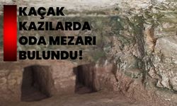 Kaçak kazılarda oda mezarı bulundu!