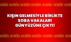 Kışın gelmesiyle birlikte soba vakaları günyüzüne çıktı