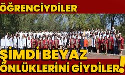 Öğrenciydiler şimdi beyaz önlüklerini giydiler