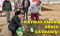 Kaymakamdan Örnek Davranış