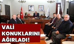 Vali konuklarını ağırladı