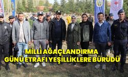 Milli Ağaçlandırma Günü etrafı yeşilliklere bürüdü