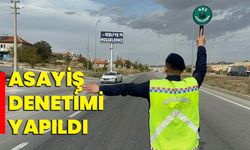 Asayiş Denetimi Yapıldı