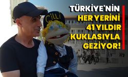 Türkiye'nin her yerini 41 yıldır kuklasıyla geziyor!