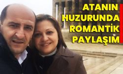 Atanın huzurunda romantik paylaşım