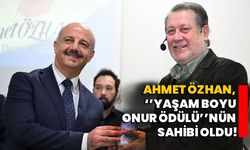 Ahmet Özhan, ‘’Yaşam boyu onur ödülü’’nün sahibi oldu!