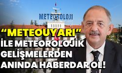  “Meteouyarı” ile meteorolojik gelişmelerden anında haberdar ol!