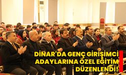 Dinar'da Genç Girişimci Adaylarına Özel Eğitim Düzenlendi!