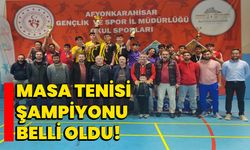 Masa Tenisi Şampiyonu Belli Oldu!