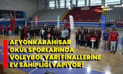 Afyonkarahisar Okul Sporlarında Voleybol Yarı Finallerine Ev Sahipliği Yapıyor