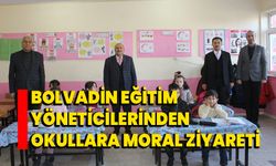 Bolvadin Eğitim Yöneticilerinden Okullara Moral Ziyareti