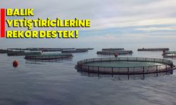 Balık yetiştiricilerine rekor destek!