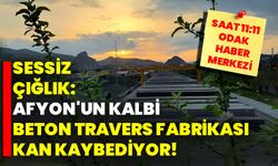 Sessiz Çığlık: Afyon'un Kalbi Beton Travers Fabrikası Kan Kaybediyor!