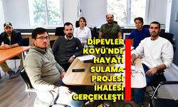 Dipevler Köyünde Hayati Sulama Projesi İhalesi Gerçekleşti