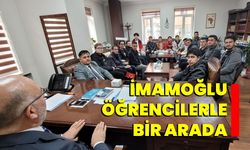 İmamoğlu öğrencilerle bir arada