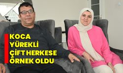 Koca Yürekli Çift Herkese Örnek Oldu