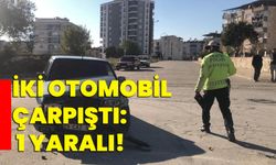 İki otomobil çarpıştı: 1 yaralı!