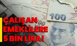 Çalışan Emeklilere 5 Bin Lira!