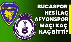 Bucaspor - Hes İlaç Afyonspor maçı kaç kaç bitti?
