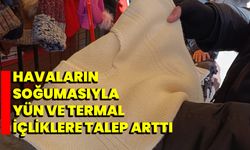 Eskişehir’de havaların soğumasıyla birlikte vatandaşların yün ve termal içliklere talebi arttı.