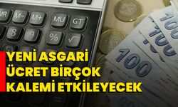 Yeni asgari ücret birçok kalemi etkileyecek