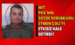 MİT, PKK'nın sözde sorumlusu Eymen Coli'yi etkisiz hale getirdi!