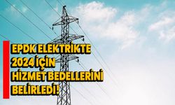 EPDK elektrikte 2024 için hizmet bedellerini belirledi!