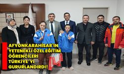 Afyonkarahisar'ın yetenekli özel eğitim öğrencileri Türkiye’yi gururlandırdı!