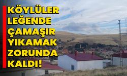 Köylüler Leğende Çamaşır Yıkamak Zorunda Kaldı!